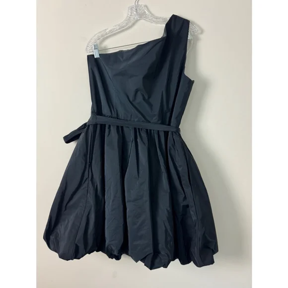 Lilly Pulitzer Sondralee Black One Shoulder Dress Size 16 - Picture 5 of 5